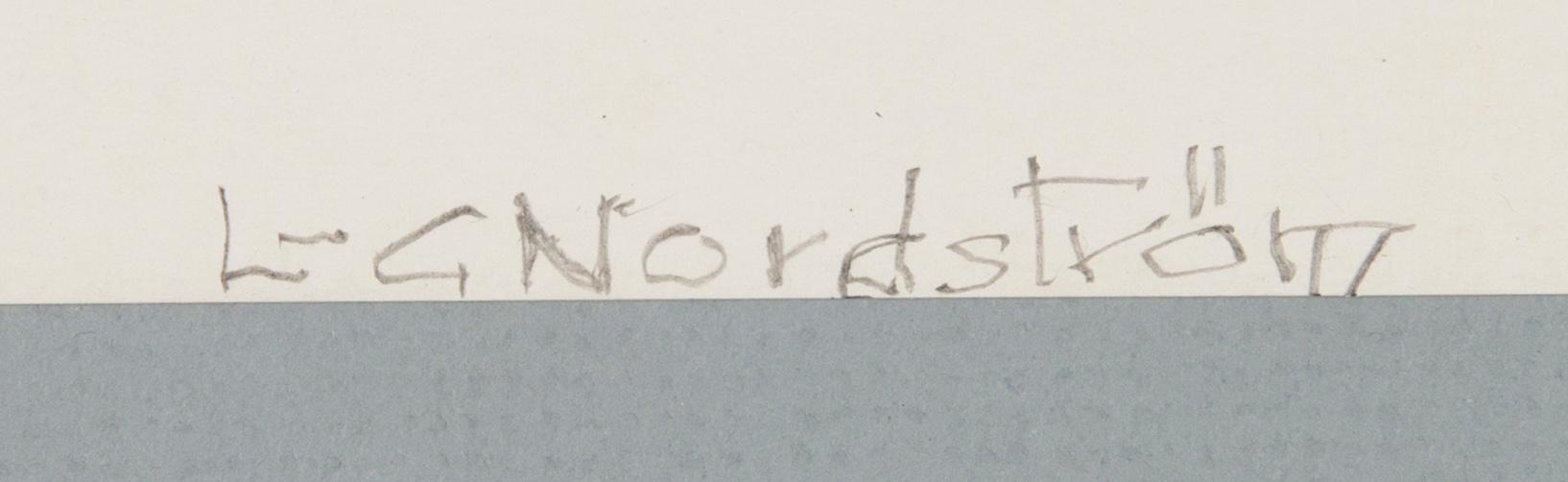 LARS-GUNNAR NORDSTRÖM, serigrafi, signerad.