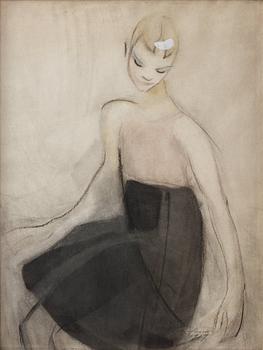 562. Helene Schjerfbeck, "Marta dansande (Svart kjol)".