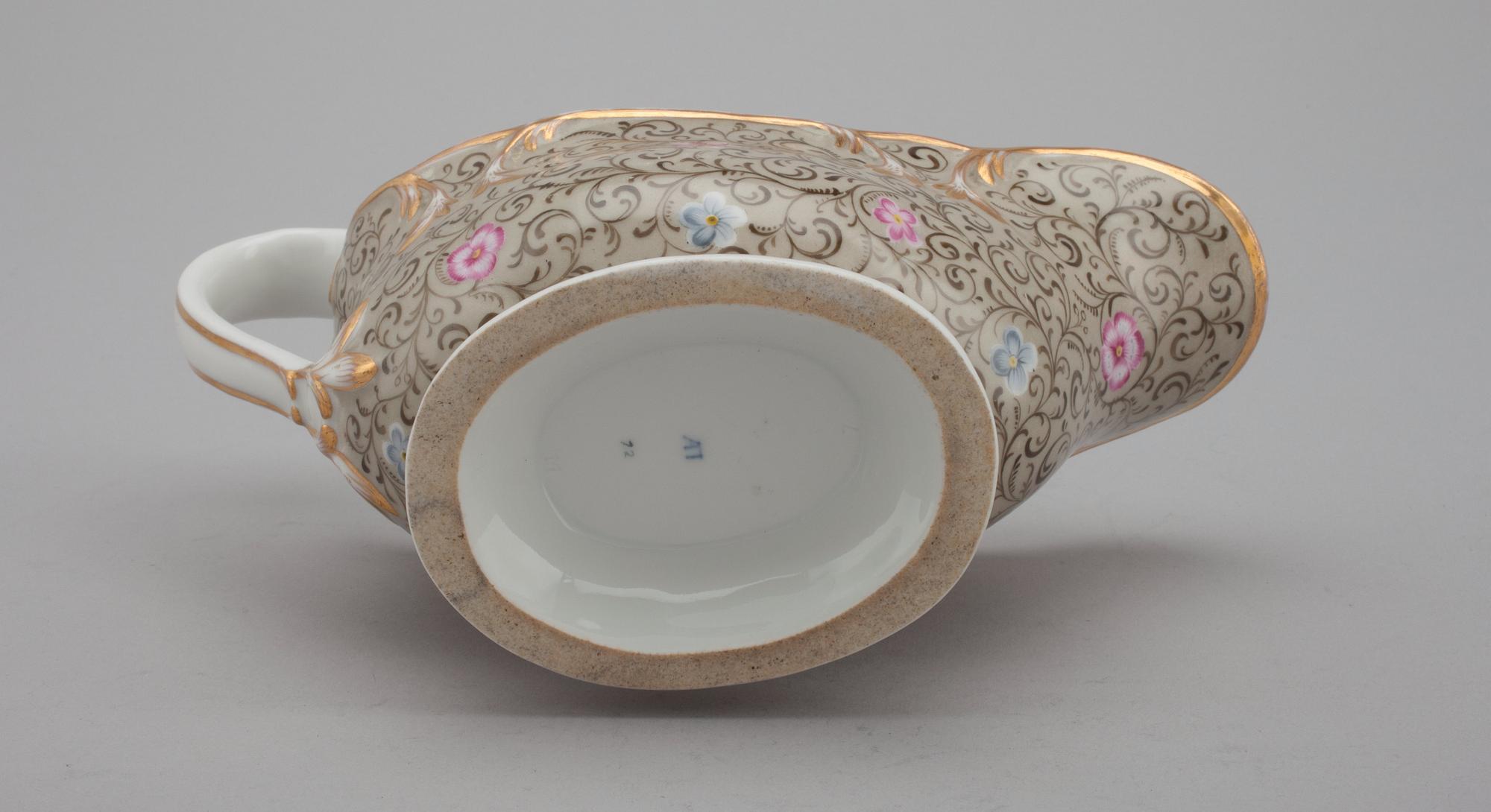 SÅSSNIPA, porslin, Popov, Ryssland 1800-talets mitt.