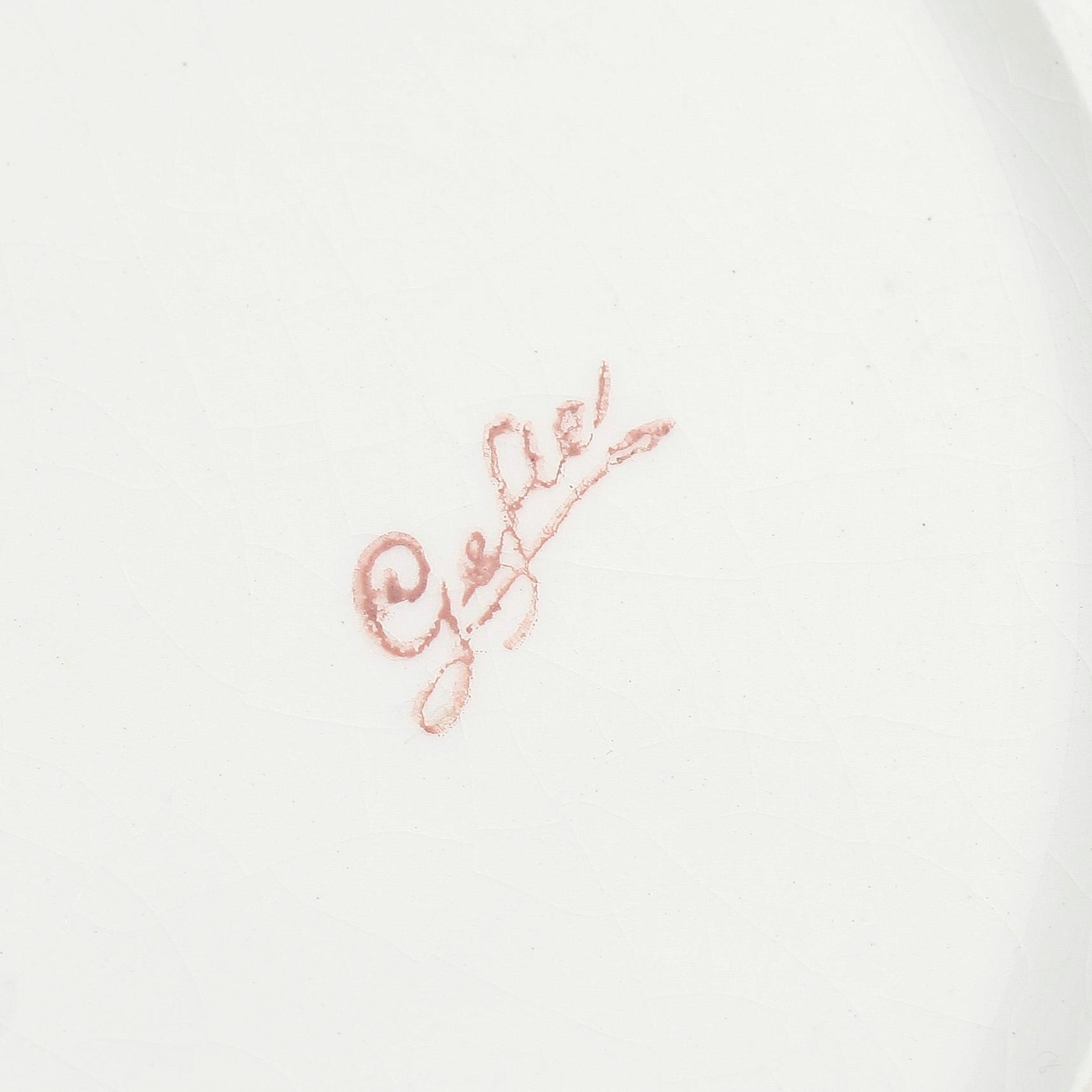 TERRIN för PÅSK, Gefle, 1920-tal, märkt undertill.