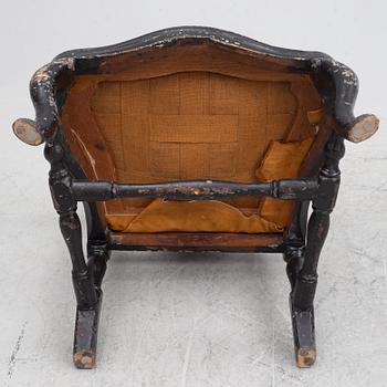 Armchair, Rococo, mid-18th century.