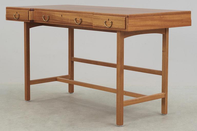 A Josef Frank mahogany desk, Firma Svenskt Tenn, model 1022.