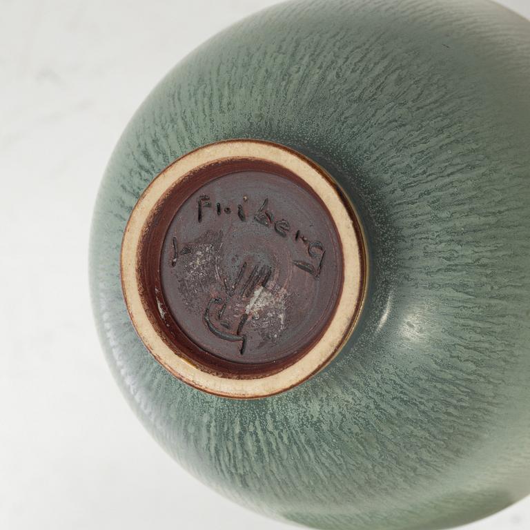 Berndt Friberg, two stoneware bowls, Gustavsberg Studio 1954 and 1957.