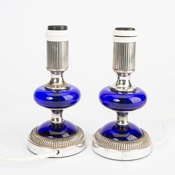 Gaetano Sciolari, a pair of table lamps alter part of the 20th century.