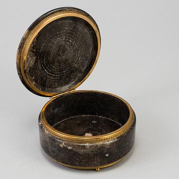 A 20th century stone box.
