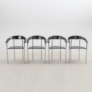Chairs, 4 pcs, second half of the 20th century.