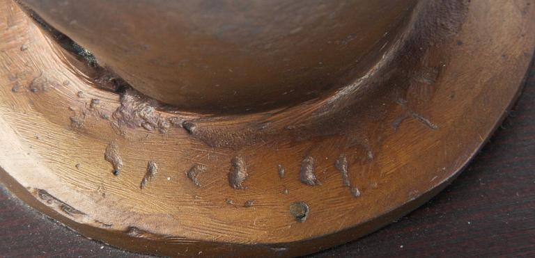 FORSLUND, BROR, skulptur, brons.