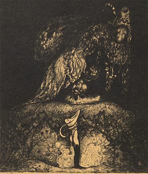 John Bauer, "God kväll farbror! sa pojken".