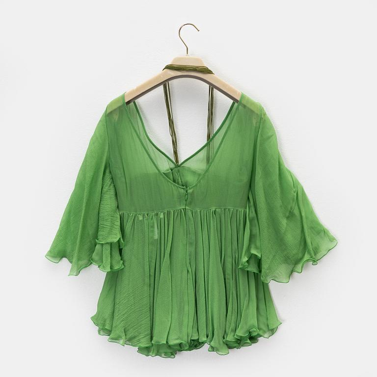 Chloé, a silk blouse, size 36.