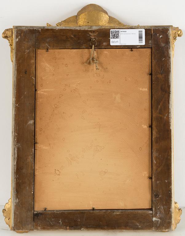 A carved gilt-wood 'Rococo' frame, possibly 18th century.