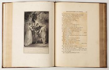 WILLIAM SHAKESPEARE (1564-1616), vol I-IX, "The Dramatic Works of Shakespeare, London 1802.