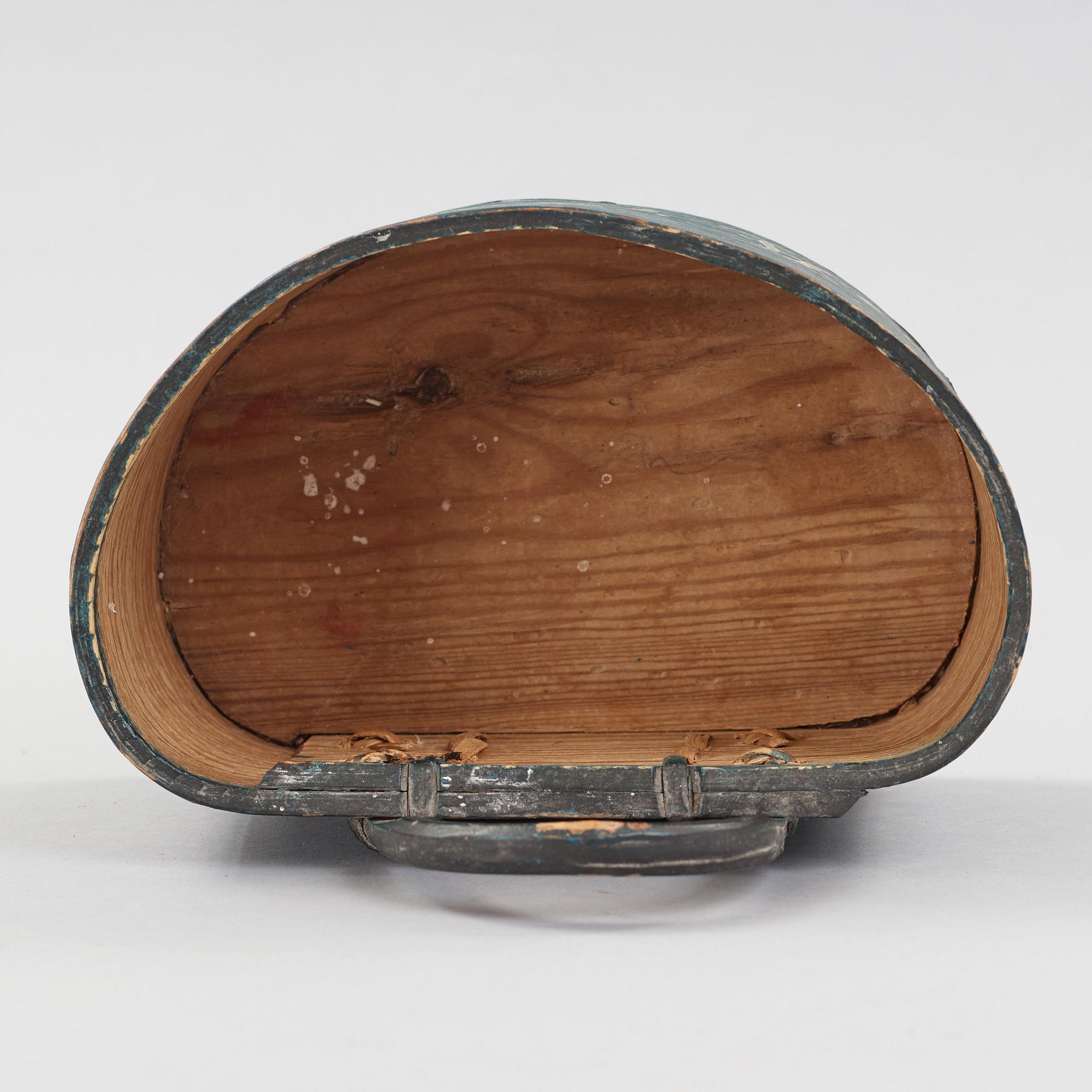 SKÄPPA, allmoge, Hälsingland, märkt AHD, 1800-tal.