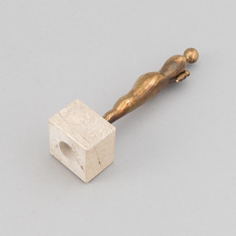 Jan Naliwajko, skulptur, brons, signerad Naliwajko och daterad 1983.