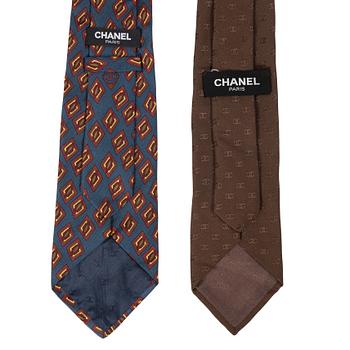 Chanel, Ties, 2 pcs.