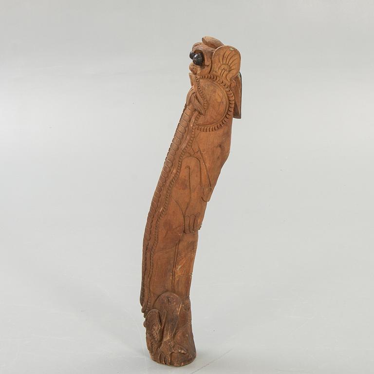 Skulptur, trä. Indonesien, 1800/1900-tal.
