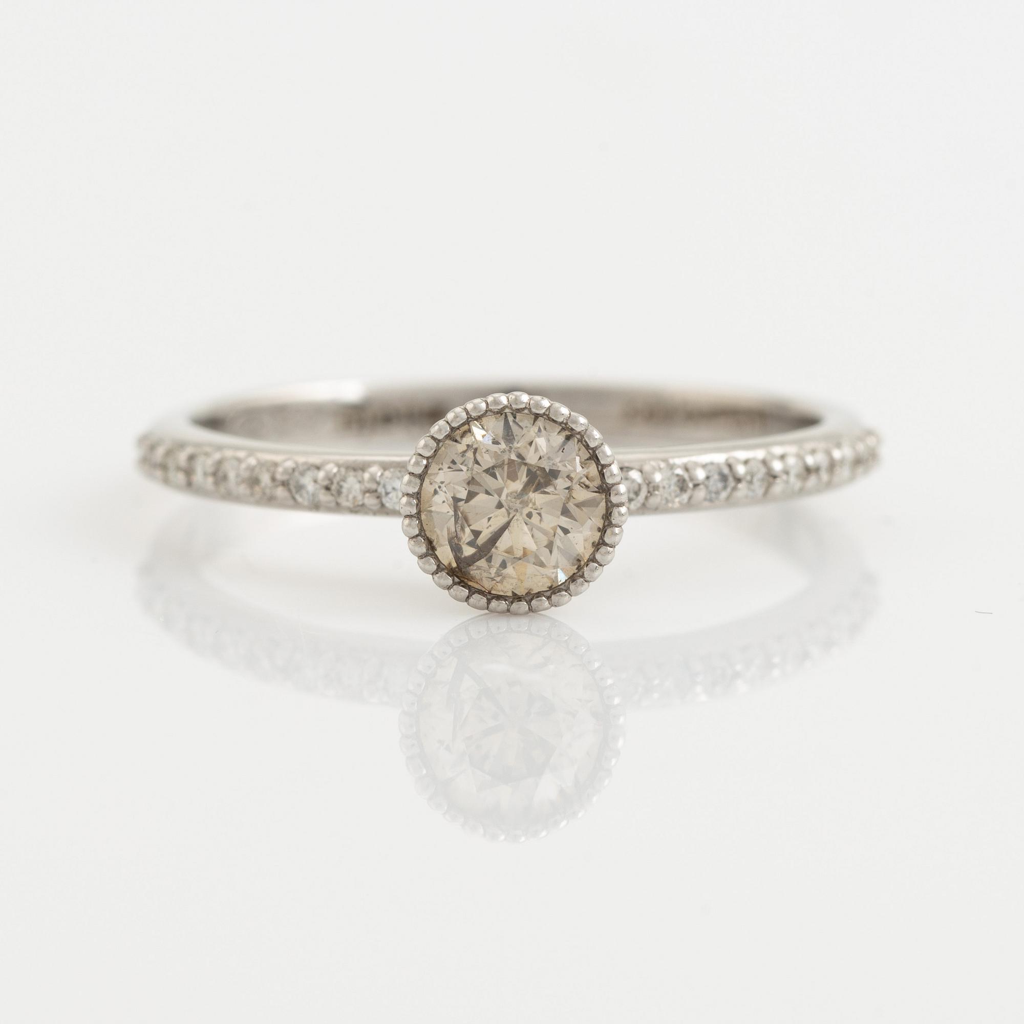 Diamond ring.