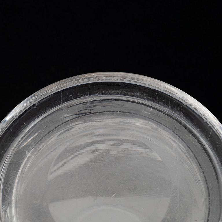 Vicke Lindstrand, a glass vase, Orrefors.