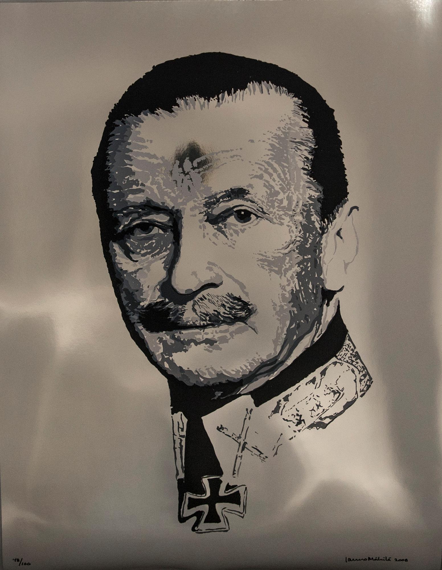 GRAFIKMAPP, "Mannerheim", färglitografier, 5 st, olika konstnärer, sign., dat. 2008/08 och numrerade 48/100.