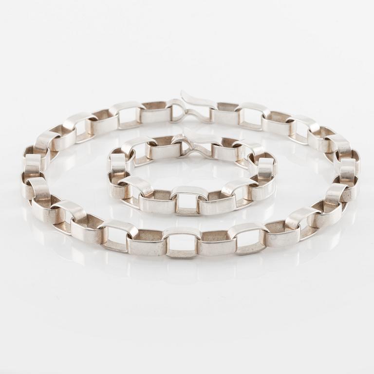Högbergs, necklace/braclet, sterling silver.