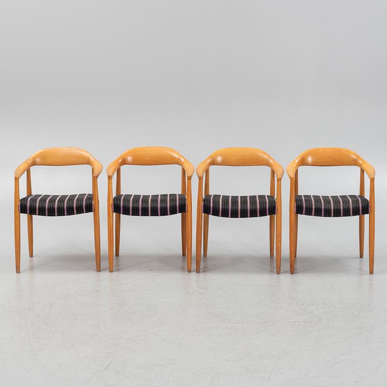 Four Swedish chairs, 1960's.
