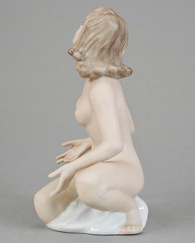 FIGURIN, porslin. Wallendorf, Tyskland, efter 1963.