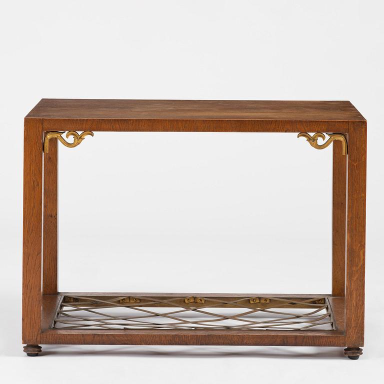 Niels Holger Rasmussen, an oak coffee table, Denmark, ca. 1924-27.