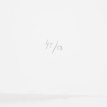 Jan Håfström, etching in colours, 2020, signed 45/50.