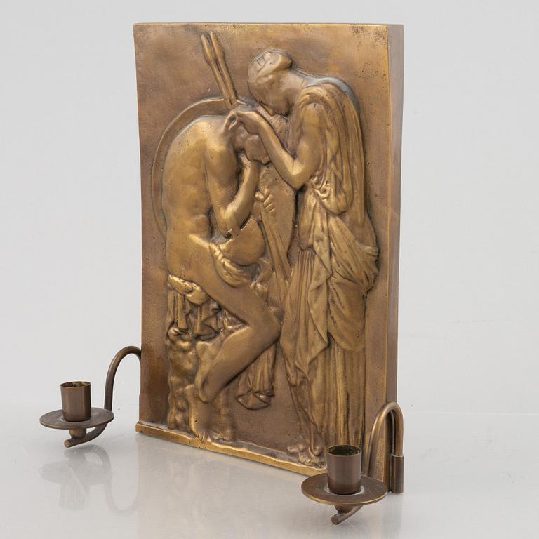 Vägglampett, 1900-talets första hälft.