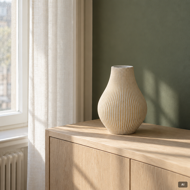 Edgar Böckman, a stoneware vase, executed in his own workshop, 1930s-40s.