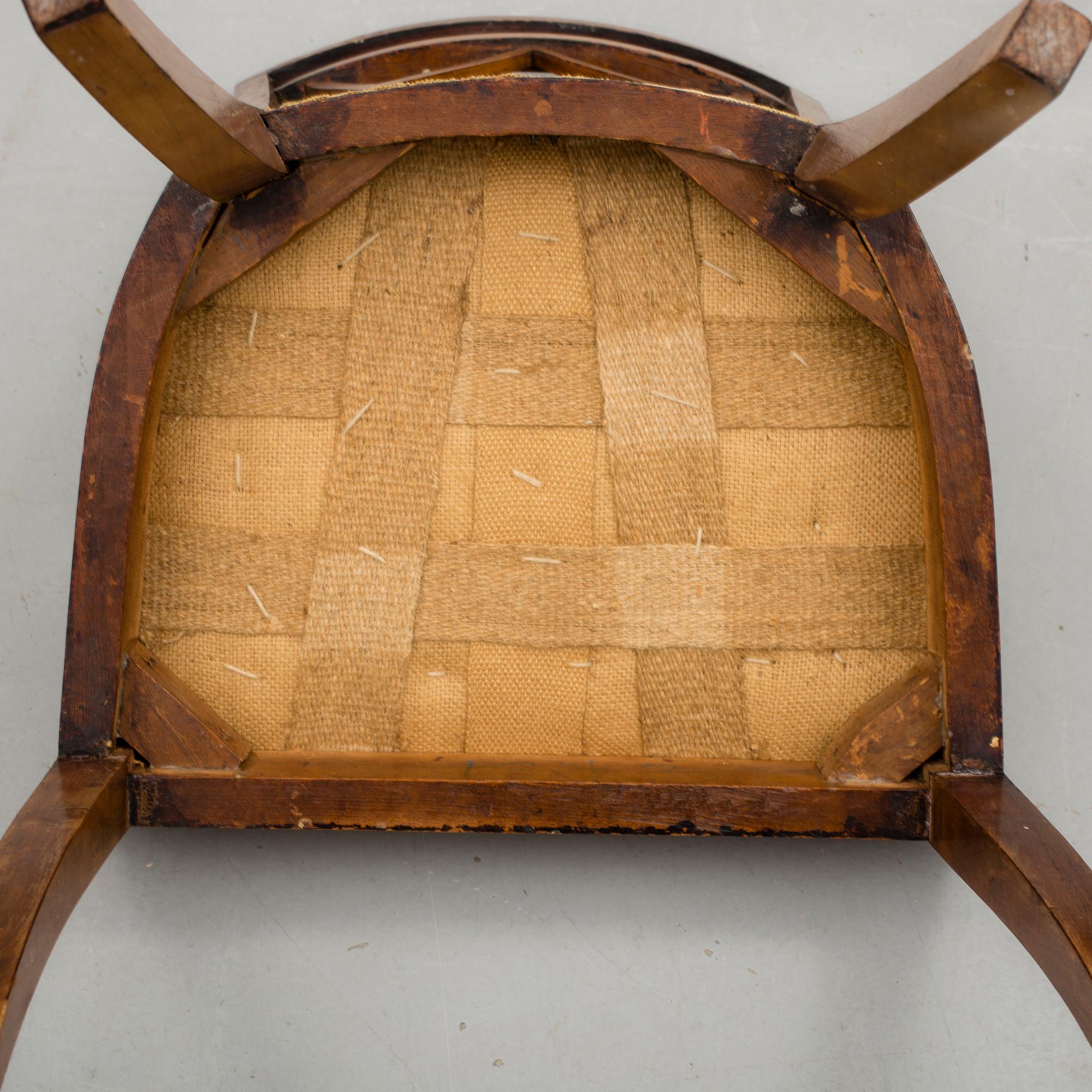 STOLAR, 4 stycken, engelsk stil, 1800-tal.