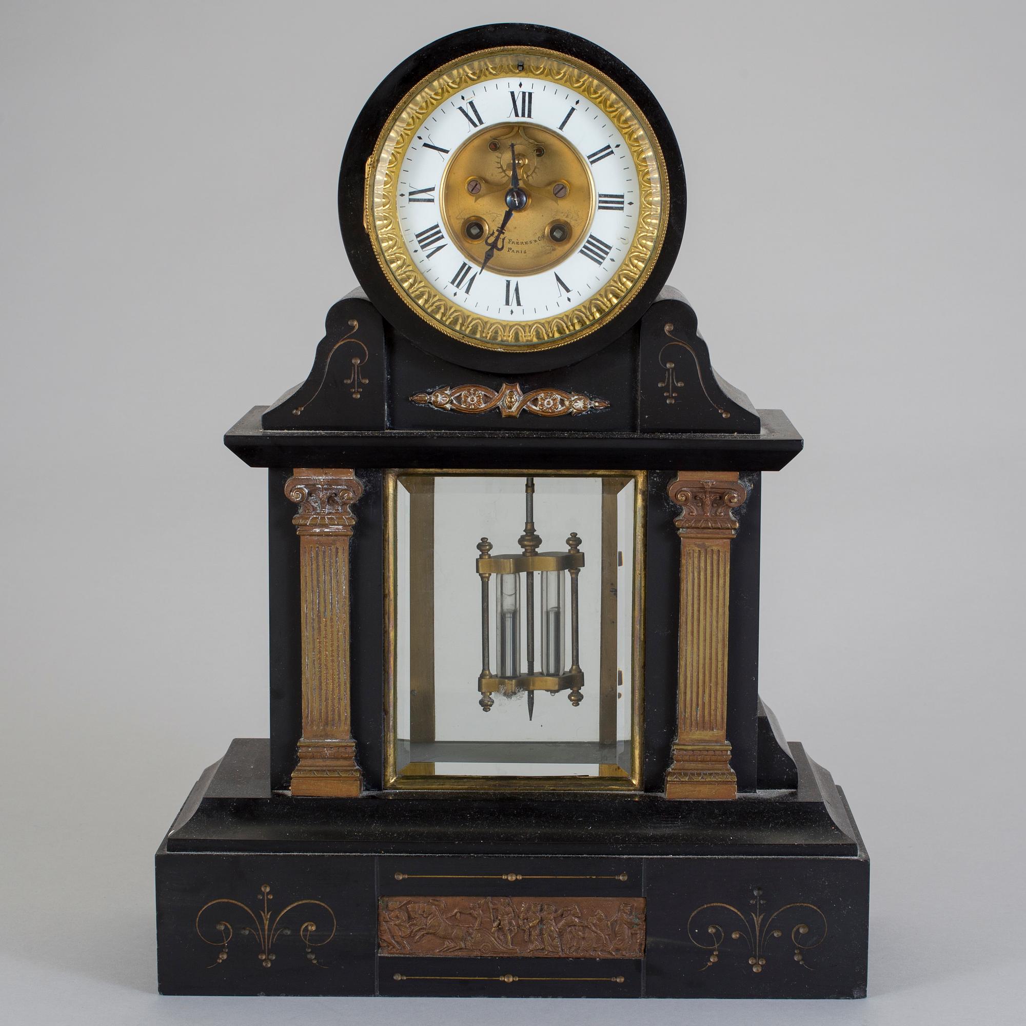 BORDSPENDYL, Japy Freres & Cie, Paris, sent 1800-tal.