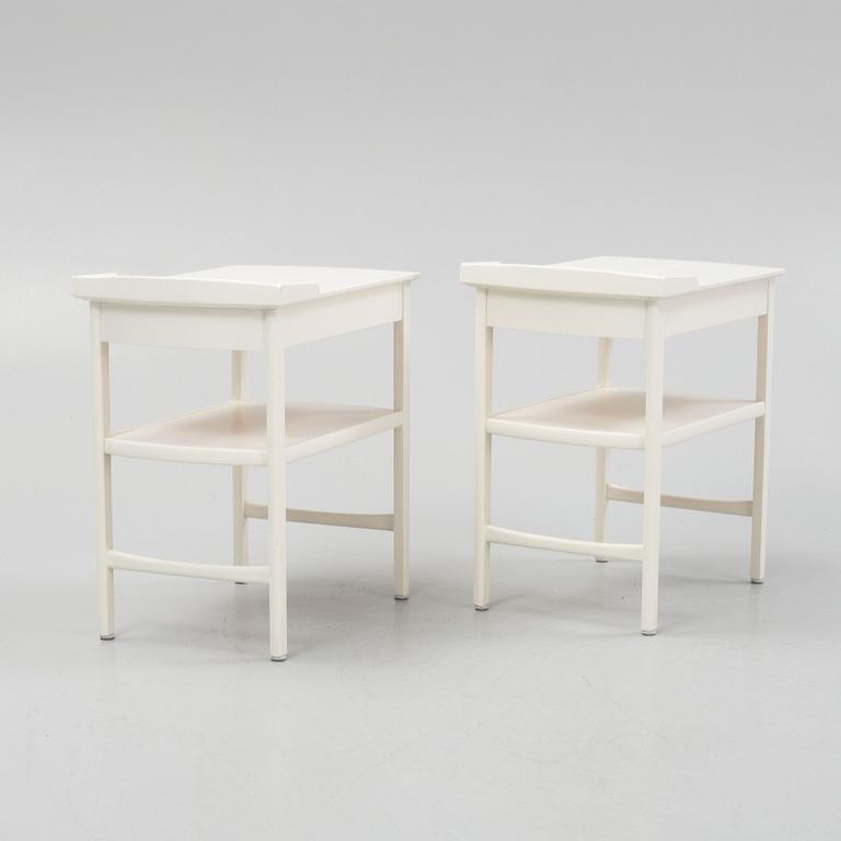 Carl Malmsten, sängbord, ett par, "Birgitta", 1900-talets andra hälft.