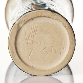 Stig Lindberg, a stoneware vase, Gustavsberg Studio, Sweden ca 1960.