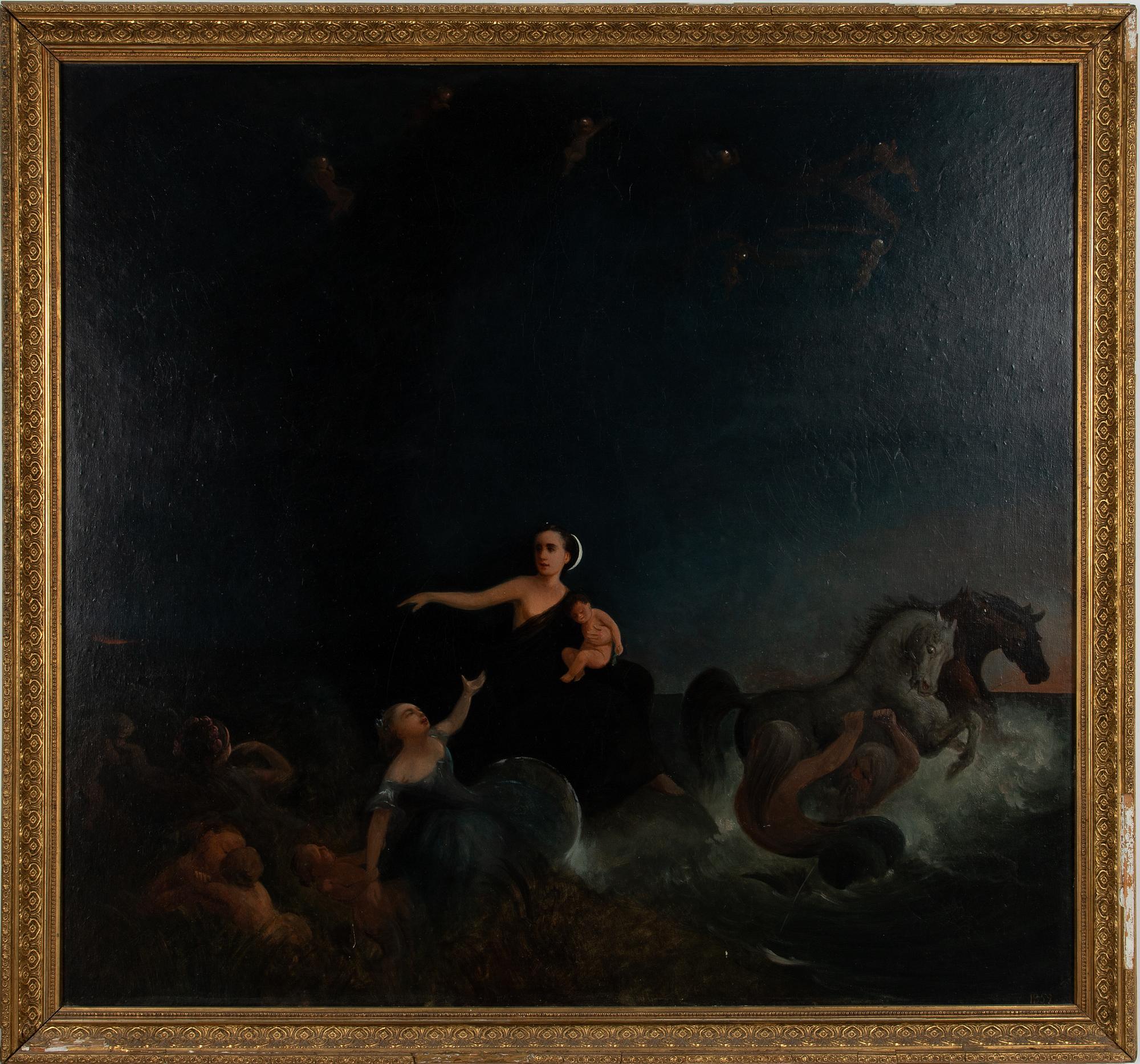 Okänd konstnär, 1800-tal, Mytologiskt motiv.