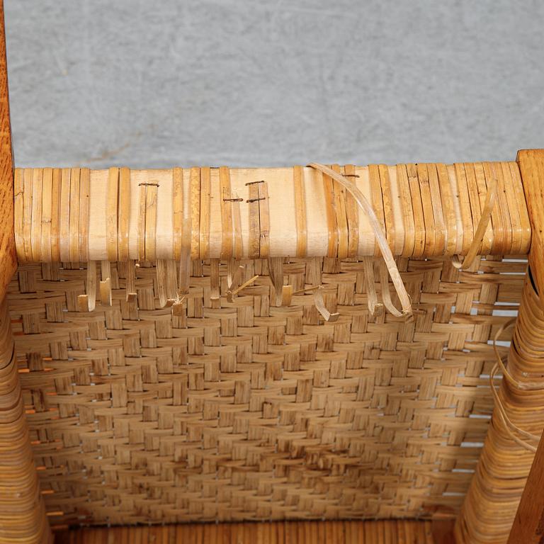 John Vedel Rieper, a set of eight oak chairs, Denmark. Designed 1962.