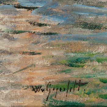 WILHELM VON GEGERFELT, olja på duk, signerad.