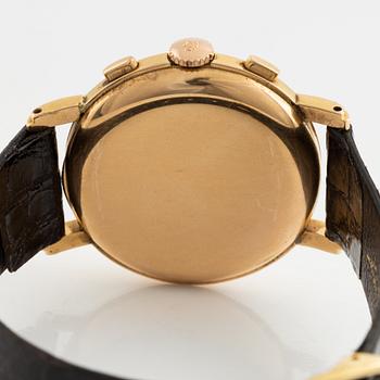 Movado, Non Magnetic, "M90", "Snake Hand", chronograph, wristwatch, 37 mm.