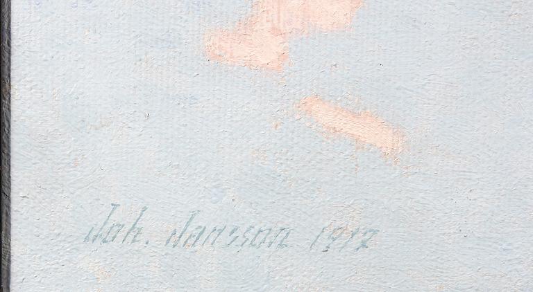 JANSSON, JOHAN, olja på duk. Sign och dat -17.