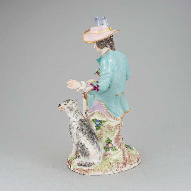 A MEISSEN PORCELAIN FIGURE, probably 19th century.