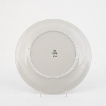 Hertha Bengtson, a 67-piece porcelain dinner service, "Koka Blå", Rörstrand, Sweden.