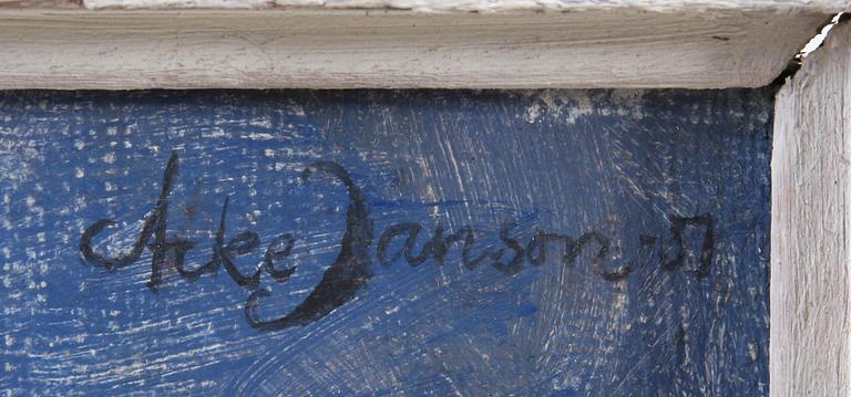 OKÄND KONSTNÄR, olja på duk, sign Acke Janson o dat -51.