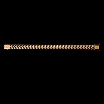 ARMLÄNK, 18k guld, Ädelsmycken AB, Stockholm, 1965. vikt 31 g.