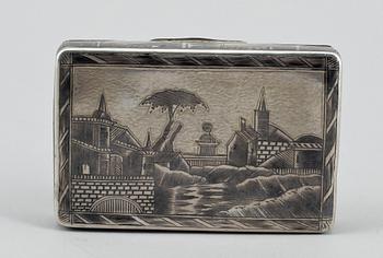 DOSA, silver, sannolikt Moskva, Ryssland, 1835. Vikt 103 g.