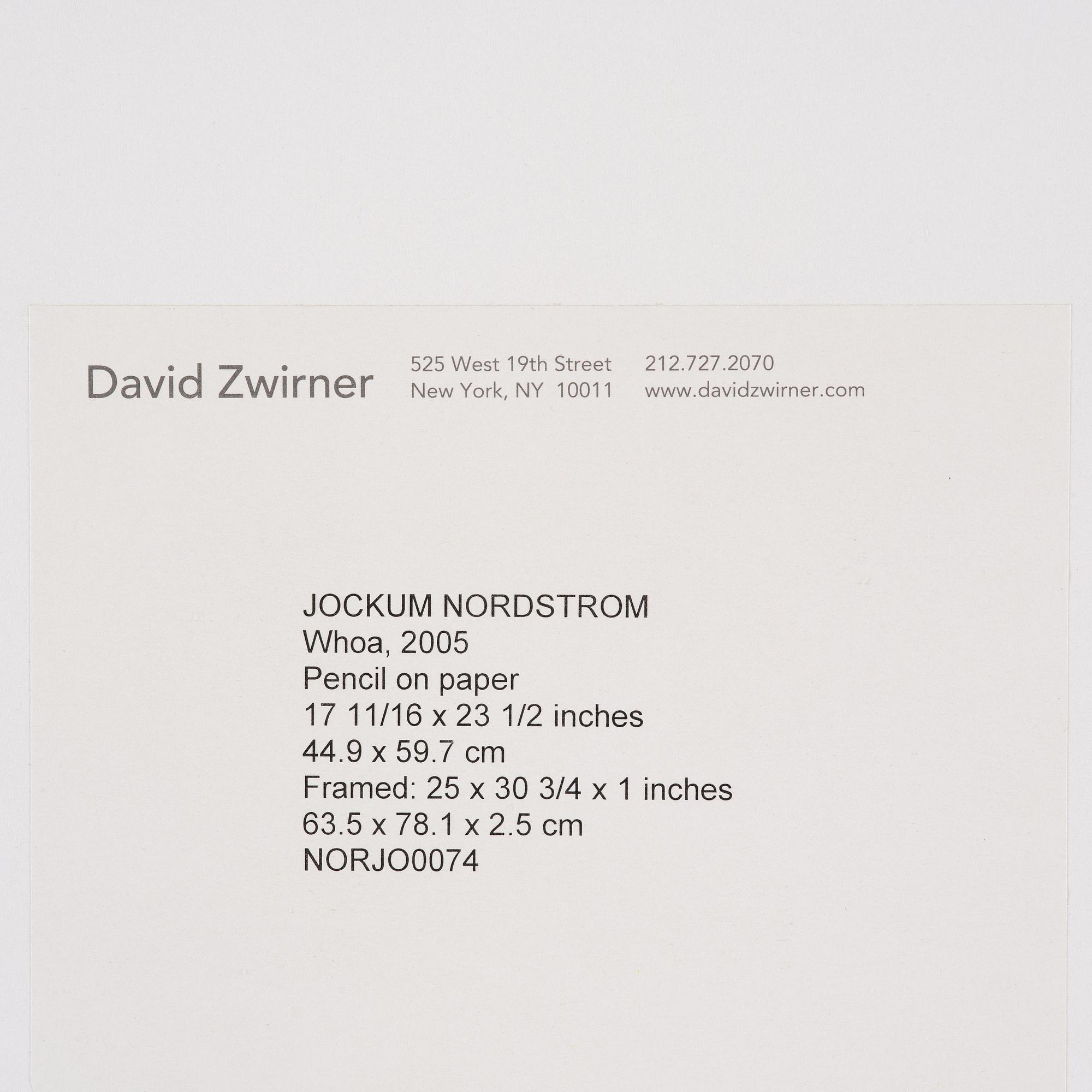 Jockum Nordström, "Whoa".