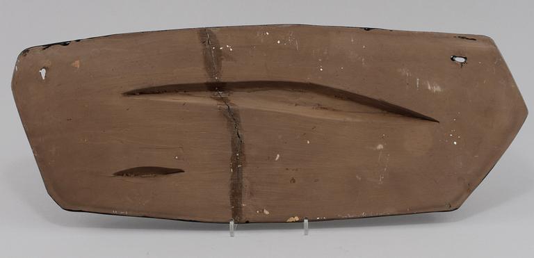 RELIEF, keramik, Taisto Kaasinen, Ekeby, 1900-talets mitt/andra hälft.