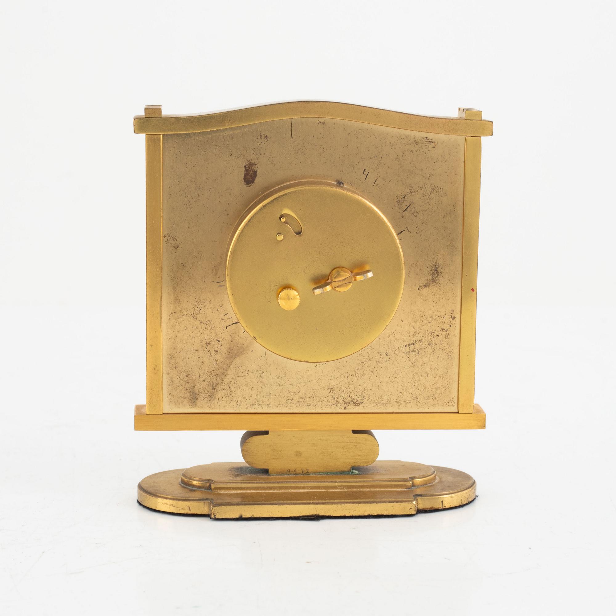 Jaeger LeCoultre, table clock, second half of the 20th century.