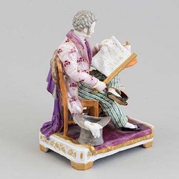 A German porcelain figure, Dressel, Kister & Co, circa 1910.