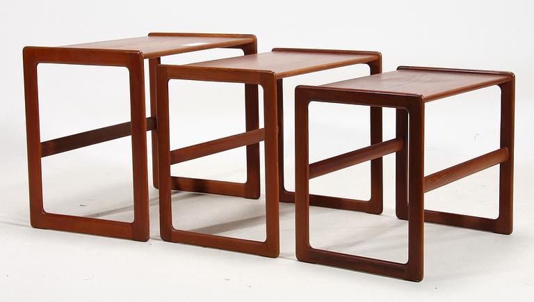 SATSBORD, 3 delar, 1950/60-tal. Danmark.