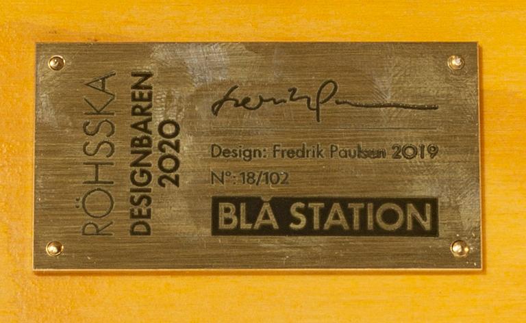 FREDRIK PAULSEN, "Röhsska"Designbaren, chair, Blå Station 2020, Chair 48/102.