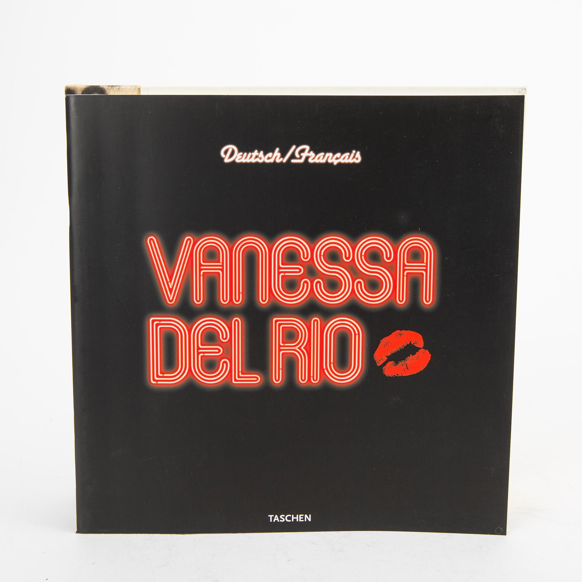 Dian Hanson, bokverk "Vanessa del Rio - Fifty Years of Slightly Slutty Behaviour"  Taschen numrerad upplaga 0993/1500 New York 2007.